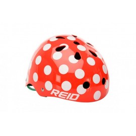 Casco Lunares Rojo